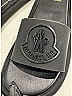Moncler 100% Rubber Black Slyder Sandals Size EU 37 - photo 4