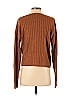 Pink Rose Brown Pullover Sweater Size S - photo 2