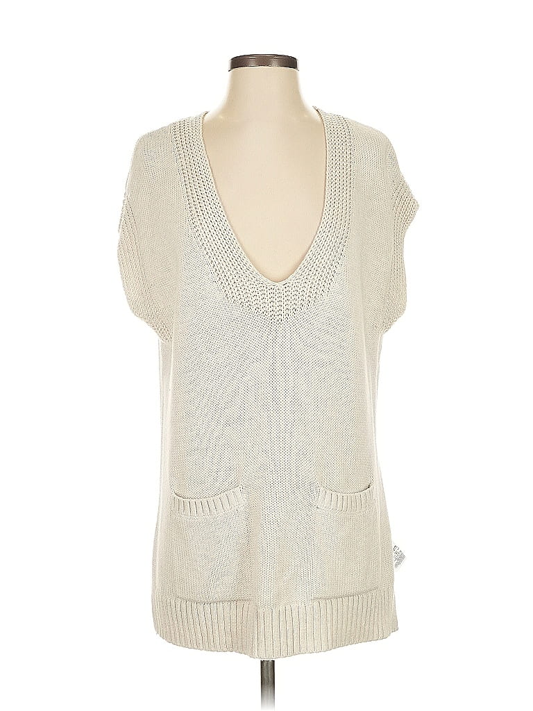 GAP OUTLET Pre-owned Pullover Sweater In White