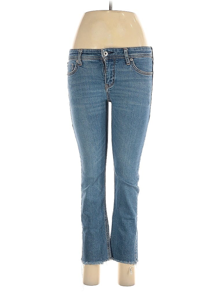 Pre-owned Pilcro And The Letterpress Jeans In Blue