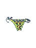 salinas Print Yellow Swimsuit Bottoms Size S - photo 1