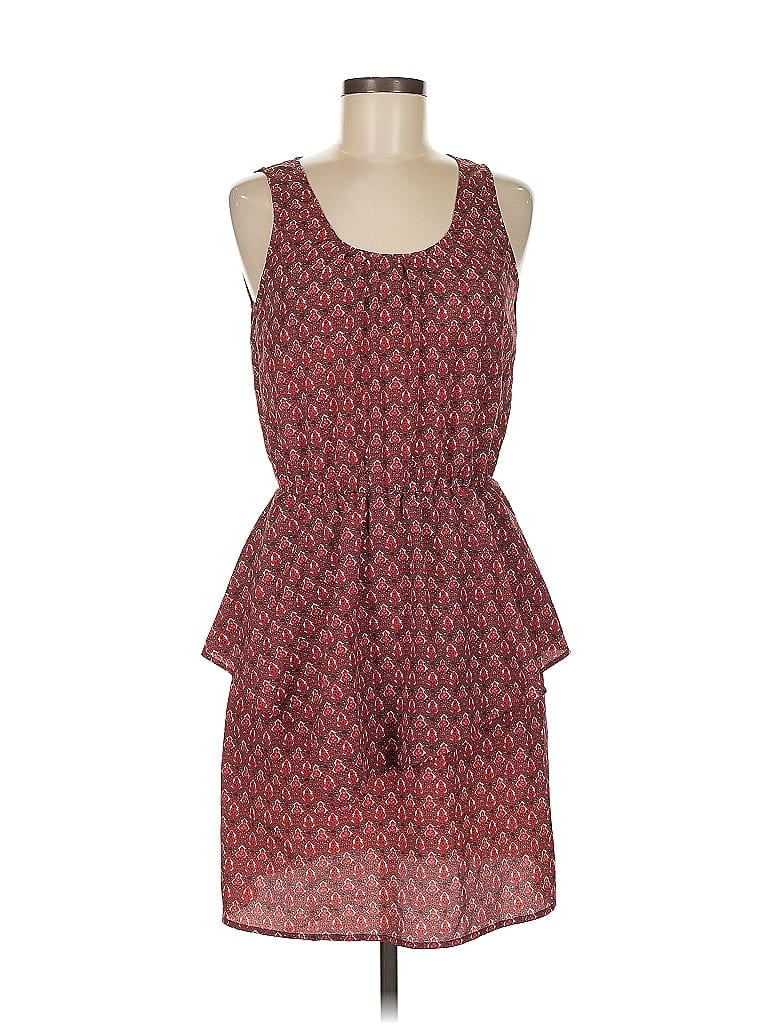Pre-owned Bar Iii Casual Dress In Red