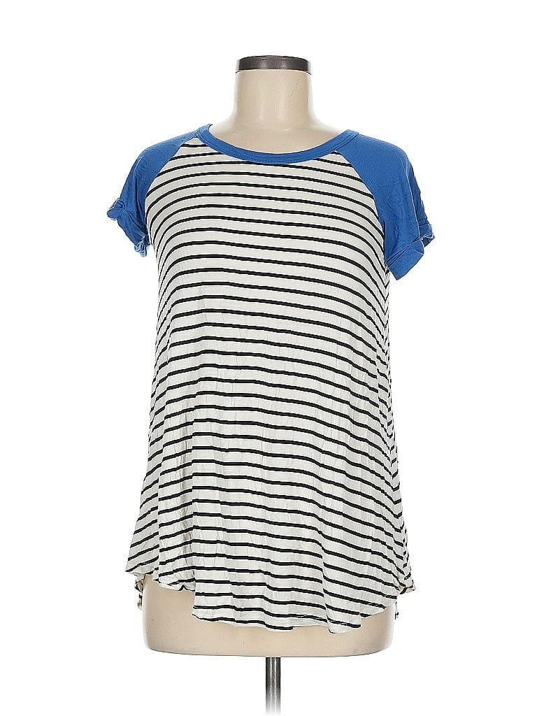 Pre-owned Reborn J Short Sleeve T-shirt In Blue