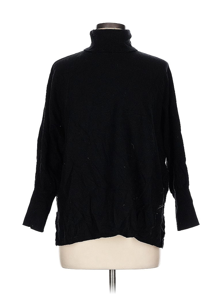 Alfani Turtleneck Poncho Sweater Green Size 2X main image 1