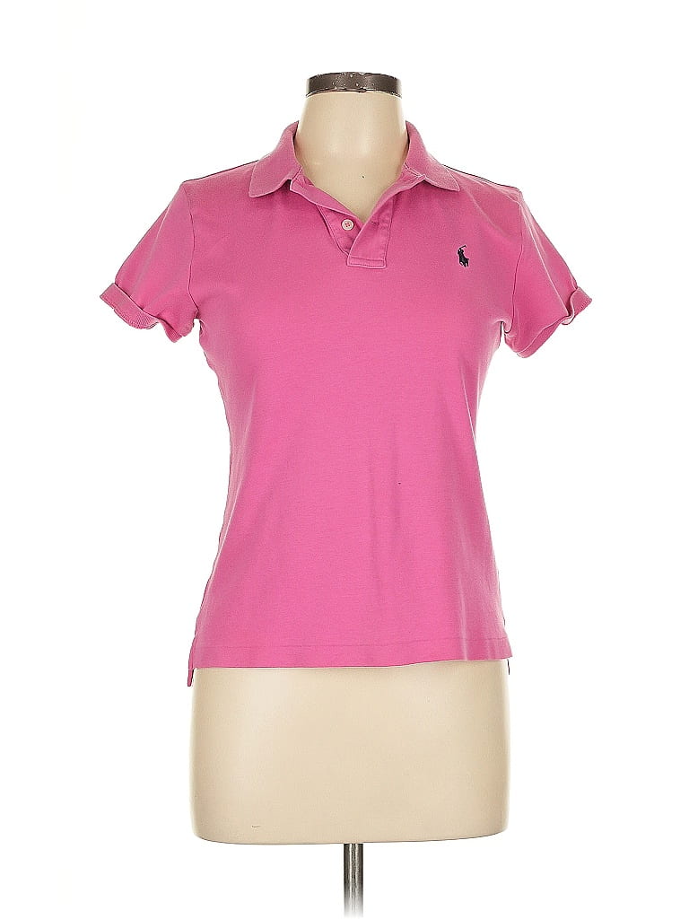 Ralph Lauren Sport 100% Cotton Pink Short Sleeve Polo Size L - photo 1