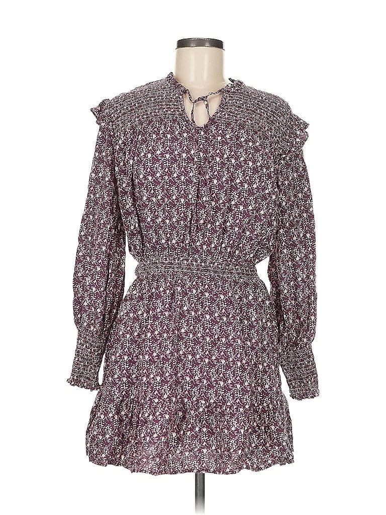 Pre-owned Mng Casual Dress In Purple