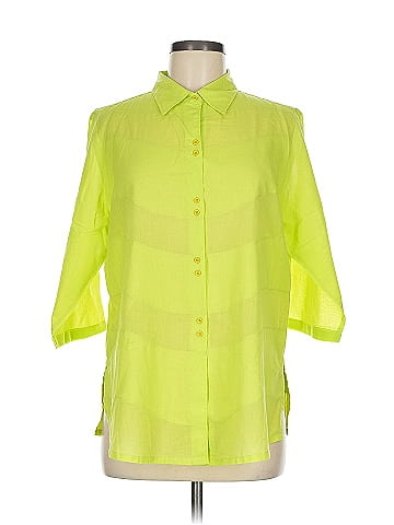 Christine 3/4 Sleeve Button-Down Shirt (view 1)