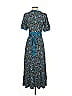 Ann Taylor LOFT Paisley Blue Casual Dress Size XS - photo 2