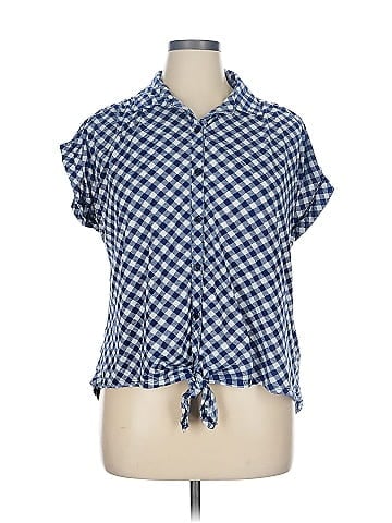 New York Laundry Short Sleeve Blouse (view 1)