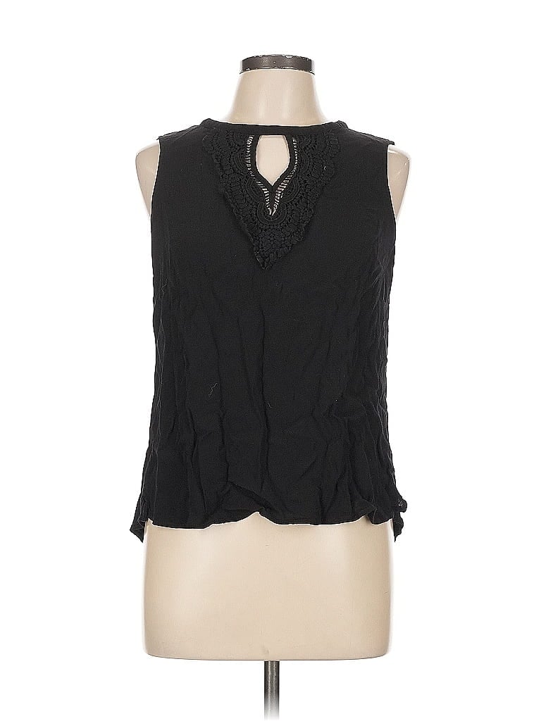 Pre-owned Daniel Rainn Sleeveless Blouse In Black