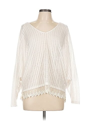 En Creme Long Sleeve Blouse (view 1)