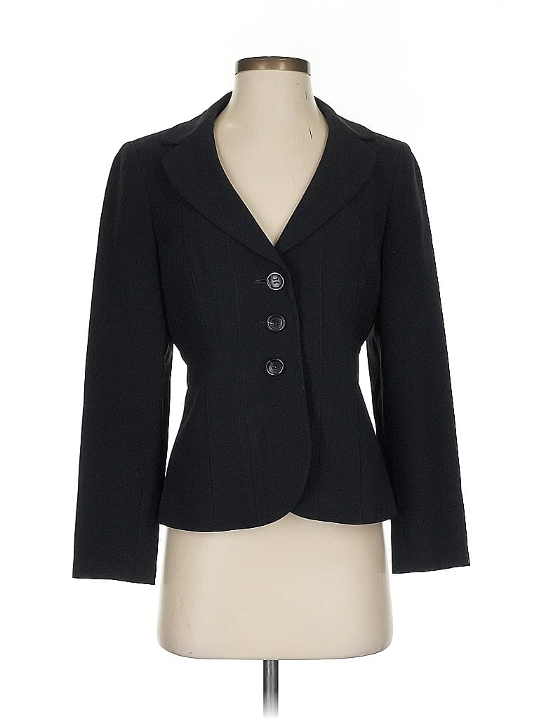 Pre-owned Ann Taylor Blazer Jacket In Black