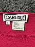 Carlisle Burgundy 3/4 Sleeve Top Size S - photo 3