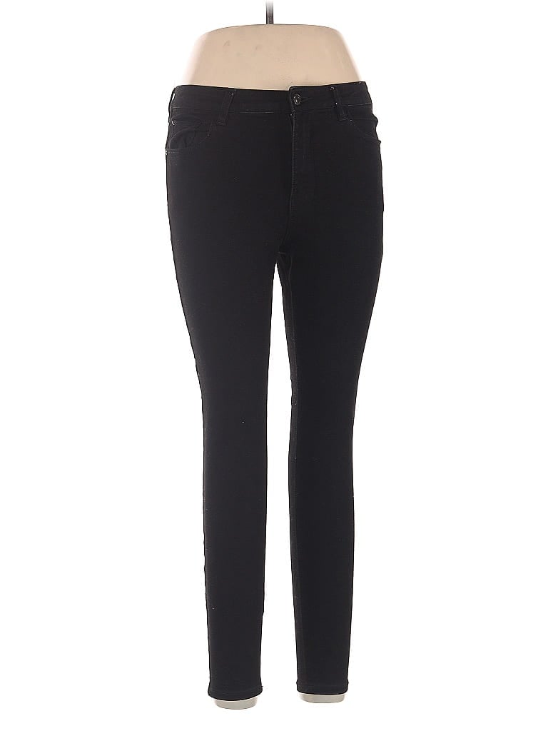 Pre-owned Denim Co Jeggings In Black