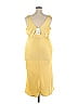 Isabel Maternity 100% Recycled Polyester Yellow Casual Dress Size XXL - photo 2
