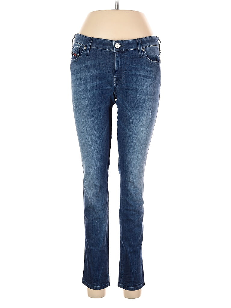 Diesel Solid Blue Jeans Size 32 waist - photo 1