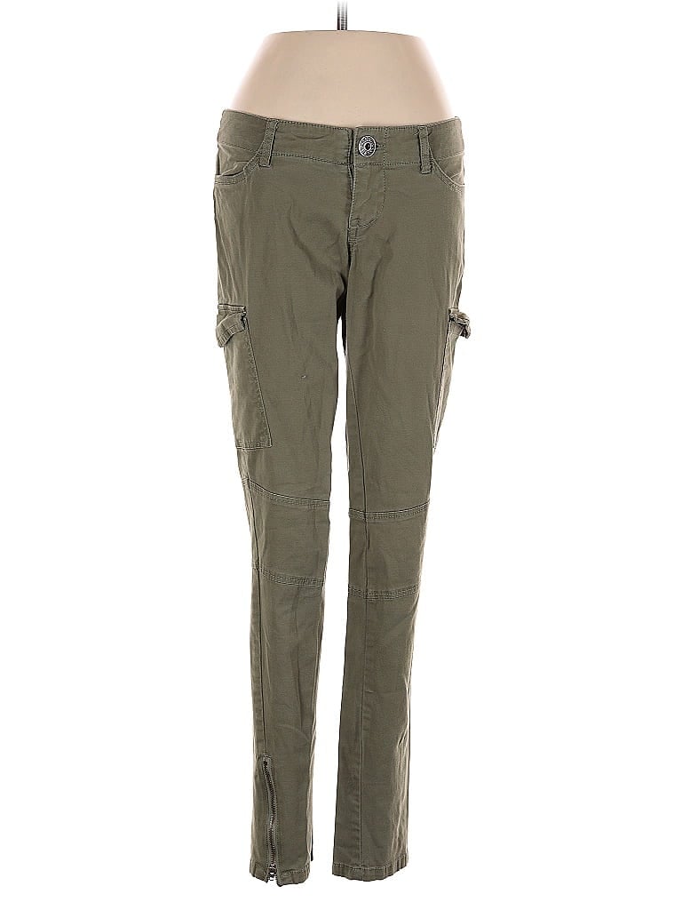 Pre-owned Guess Casual Pants In Green