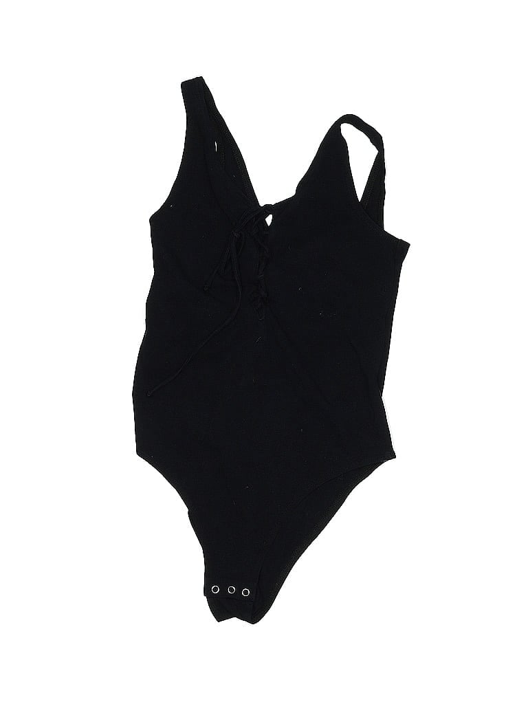 Pre-owned Topshop Bodysuit In Black
