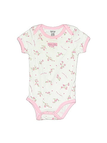 Calvin Klein Short Sleeve Onesie (view 1)