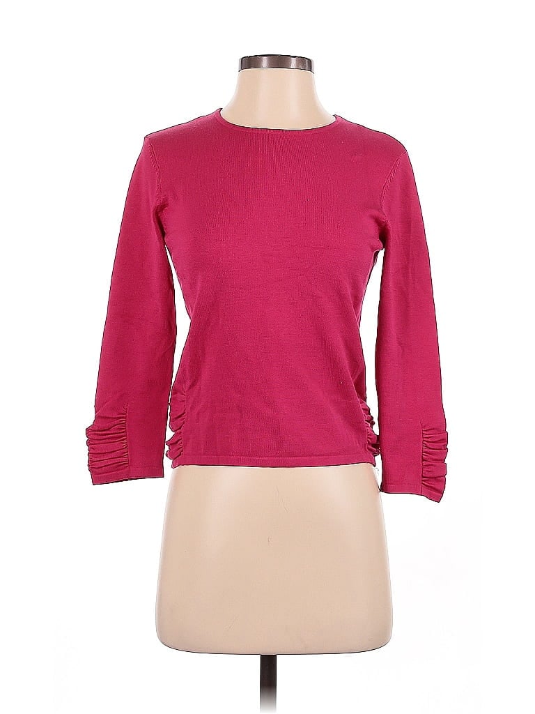 Carlisle Burgundy 3/4 Sleeve Top Size S - photo 1