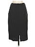 Shin Choi Solid Black Wool Skirt Size 2 - photo 2