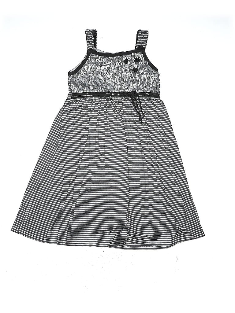 Pre-owned Isobella & Chloe Kids' Dress In Gray