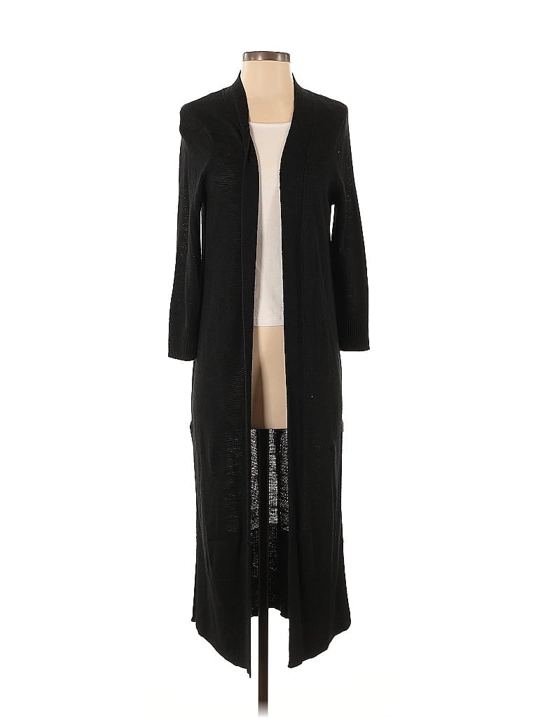 Pre-owned Banana Republic Factory Store Cardigan Sweater In Black