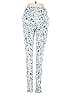 Athleta Print Silver White Casual Pants Size S - photo 2