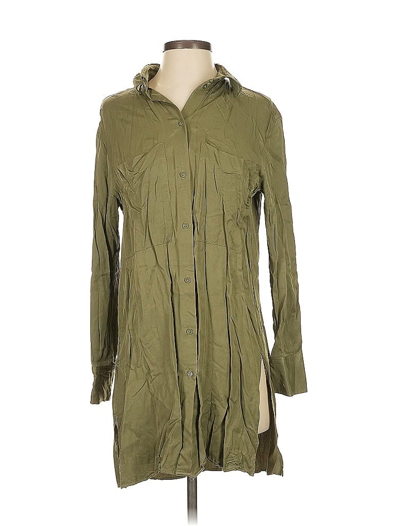 Pre-owned H&m Casual Dress In Green