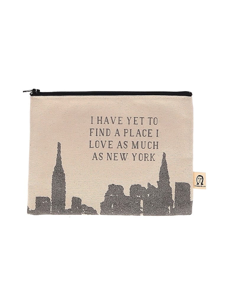 Assorted Brands 100% Cotton Gold Ivory Clutch One size - photo 1