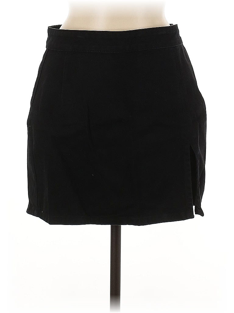 Lioness 100% Spandex Solid Black Casual Skirt Size M - photo 1