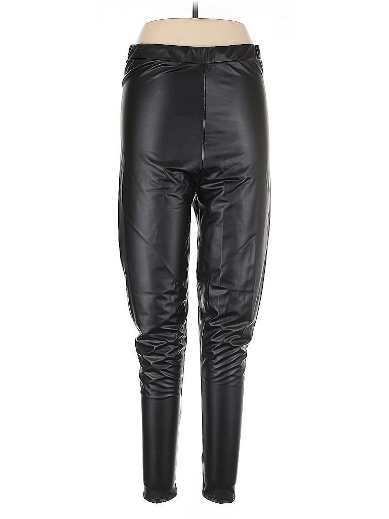 Click to view more detailed imagery on our partner's website Pre-owned Collusion Faux Leather Pants In Black