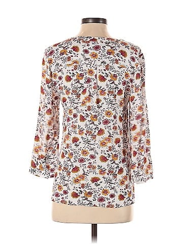 Lace & Mesh 3/4 Sleeve Blouse (view 2)