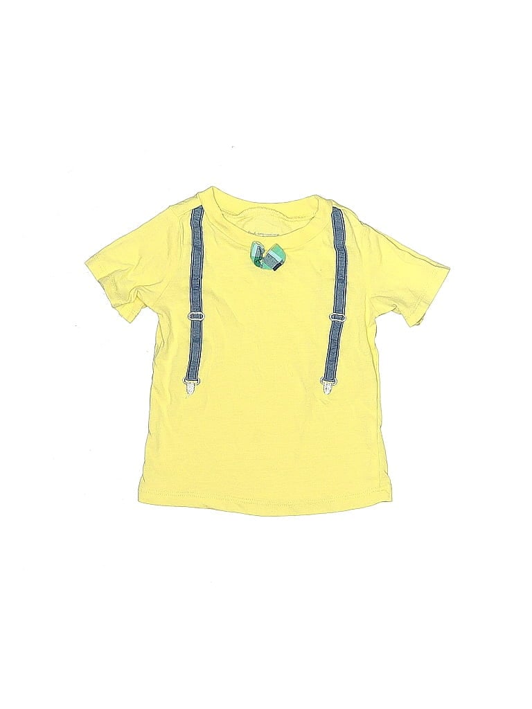 First Impressions Yellow Short Sleeve T-Shirt Size 3-6 mo - photo 1