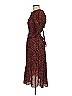 Sea New York 100% Viscose Floral Burgundy Casual Dress Size XS - photo 5