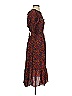 Sea New York 100% Viscose Floral Burgundy Casual Dress Size XS - photo 4