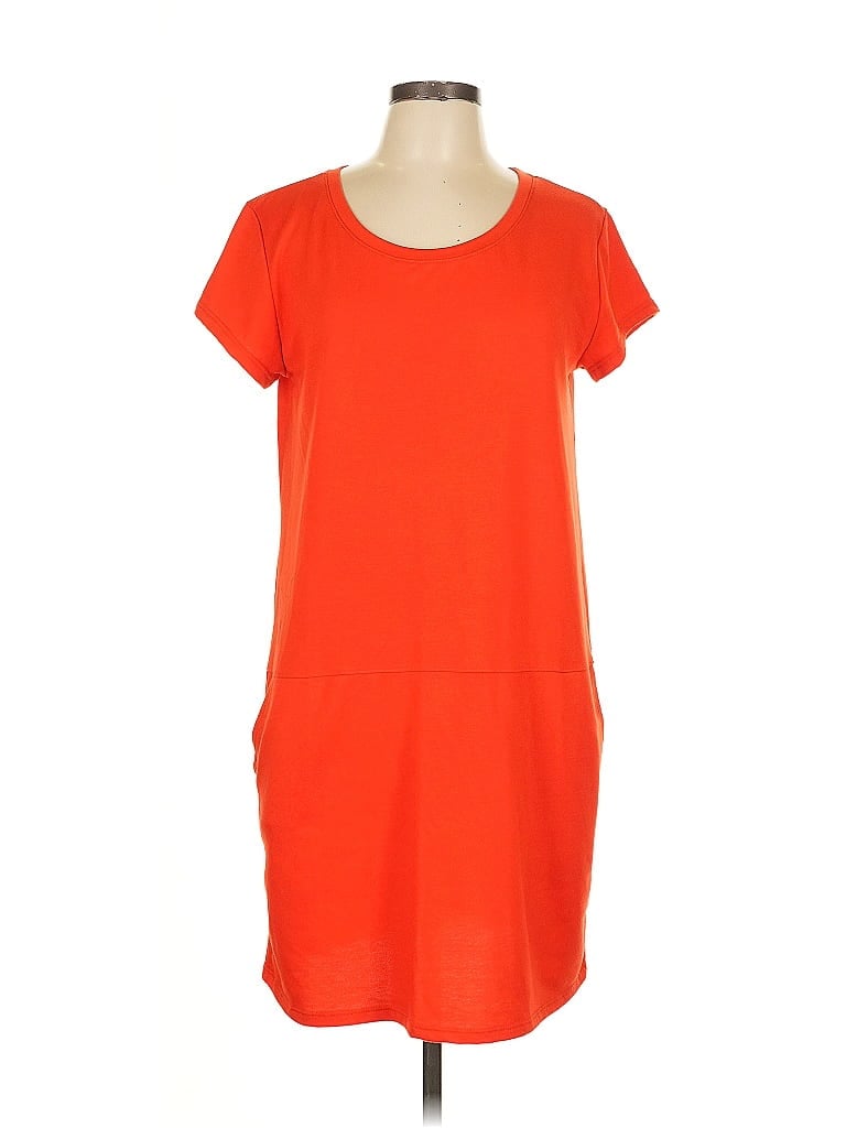 Pre-owned Caslon Casual Dress In Orange