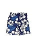 H&M 100% Polyester Tropical Blue Board Shorts Size 4 - photo 1