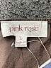 Pink Rose 100% Polyester Brown Short Sleeve Top Size L - photo 6