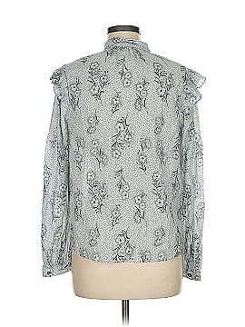 New La Vie Rebecca Taylor Tiger Lily hotsell Cotton Poplin Top Size S Small Floral Gray