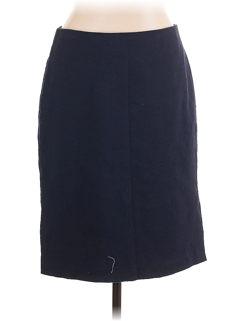Ann Taylor LOFT Solid Blue Formal Skirt Size 10 - photo 1
