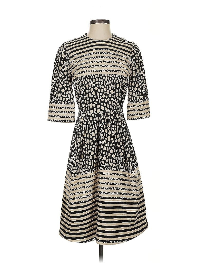 Preen by Thornton Bregazzi 100% Polyester Animal Print Gold Casual Dress Size XS - photo 1