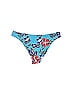 Cupshe Print Blue Swimsuit Bottoms Size L - photo 2