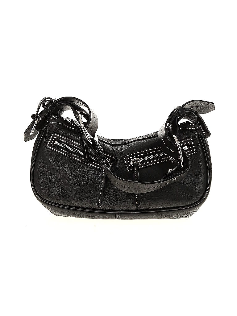 Dooney & Bourke 100% Leather Black Leather Shoulder Bag One size - photo 1