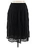 Ellos 100% Cotton Solid Black Casual Skirt Size 18 - photo 1