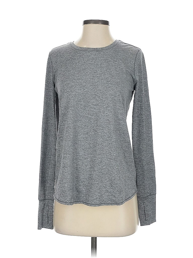 Click to view more detailed imagery on our partner's website Pre-owned Athleta Long Sleeve T-shirt In Gray