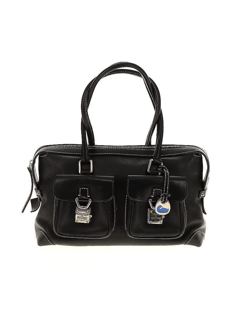 Dooney & Bourke 100% Leather Black Leather Shoulder Bag One size - photo 1