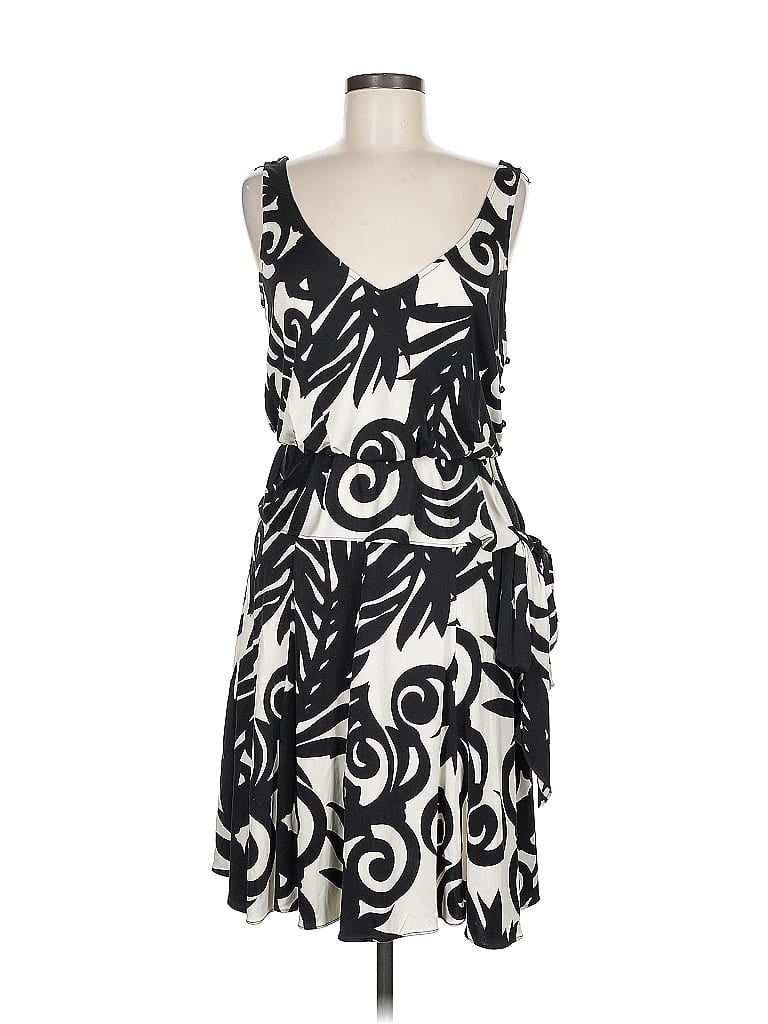 Pre-owned Chetta B Cocktail Dress In White