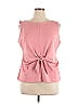 Ann Taylor Factory Pink Sleeveless Blouse Size XL - photo 1