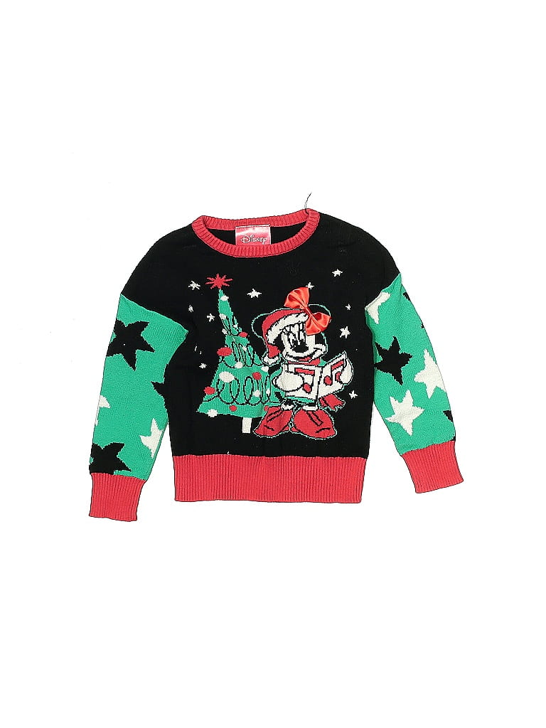 Disney 100% Cotton Black Pullover Sweater 12-18 MO / 18 MO - photo 1